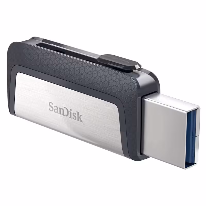 فلش مموری سن دیسک مدل SANDISK Ultra DUAL Drive TYPE-C USB3.1 ظرفیت 32 گیگابایت