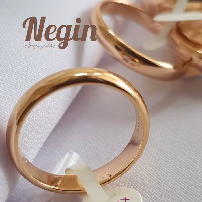 انگشتر رینگ ژوپینگ ضدحساسیت رنگ ثابت آبکاری طلا رنگ طلایی