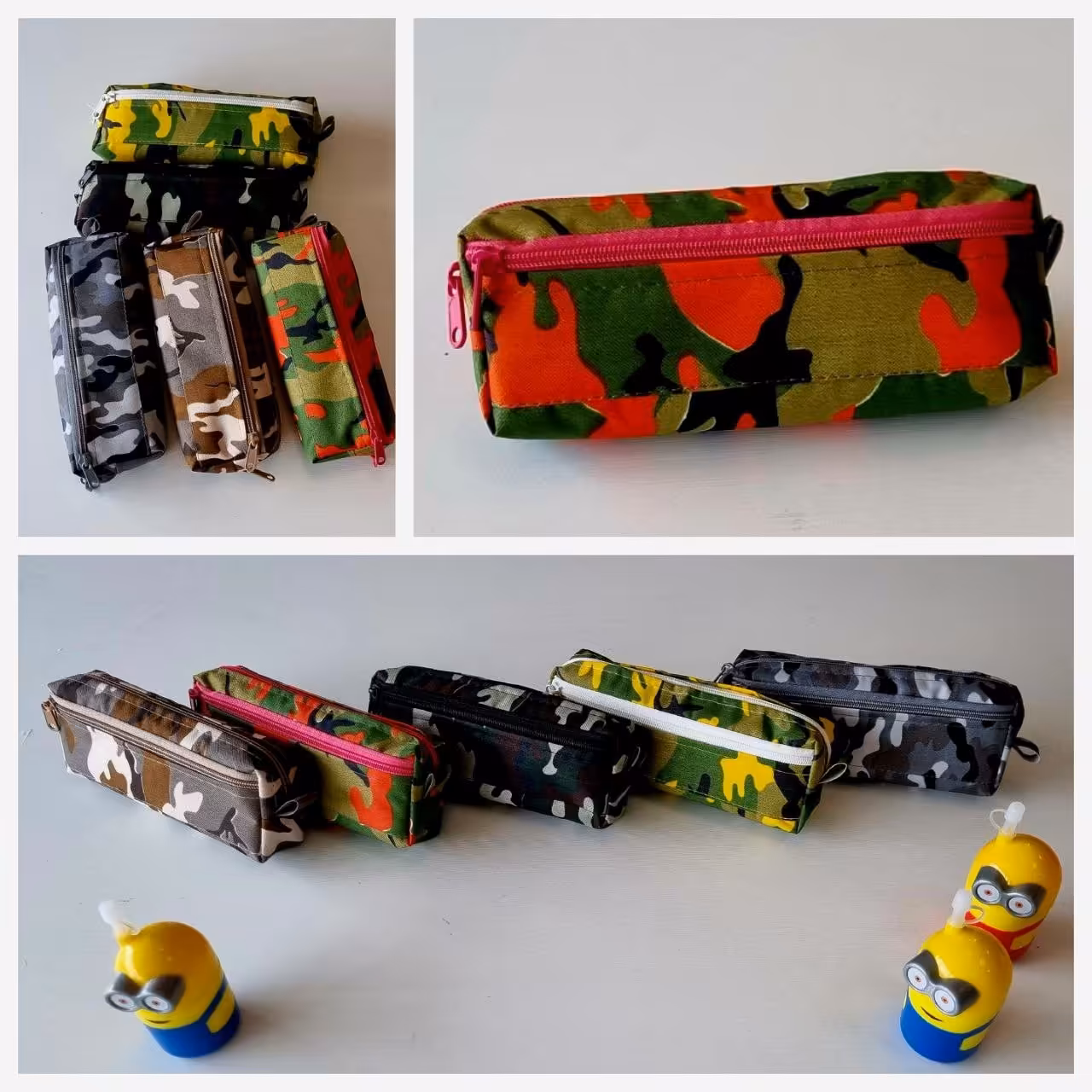 جامدادی سه زیپ مدل ارتشی