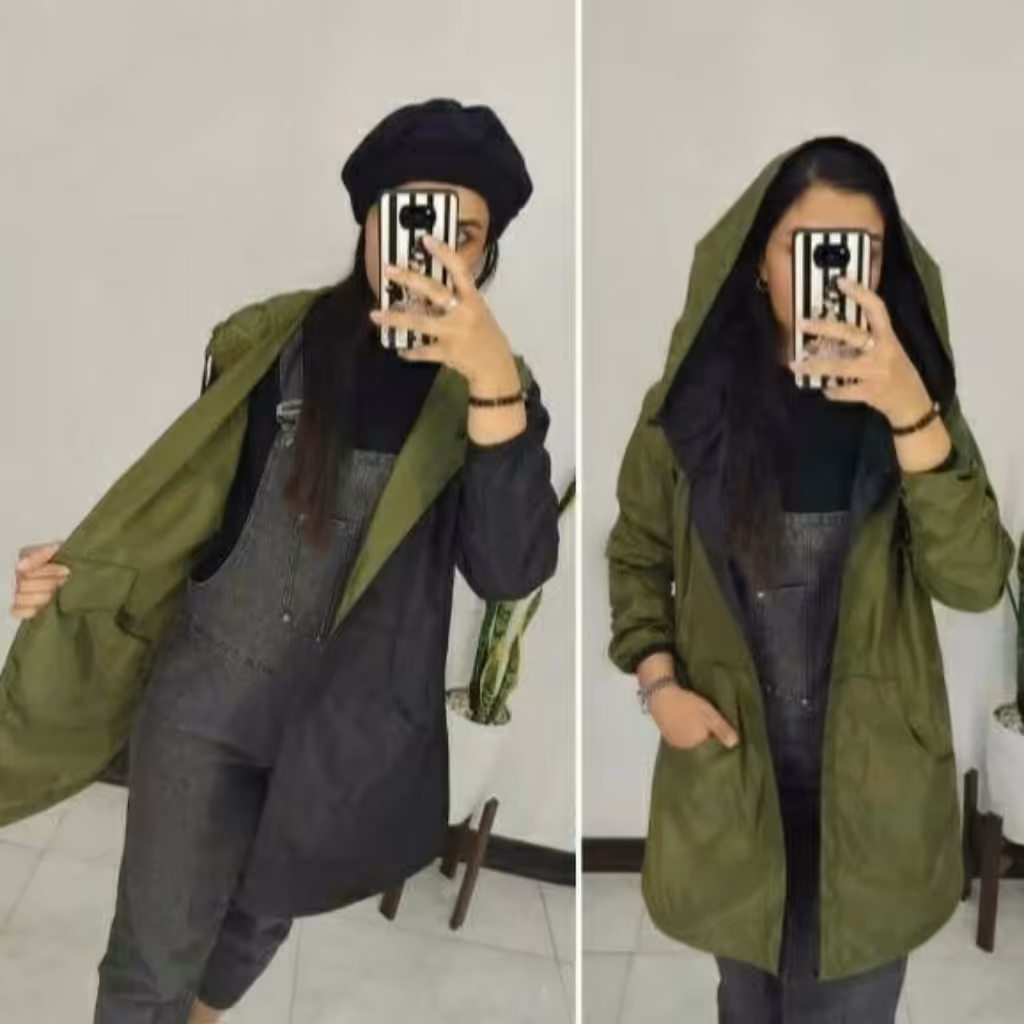 بارانی دورو کلاهدارمیکرو و مموری