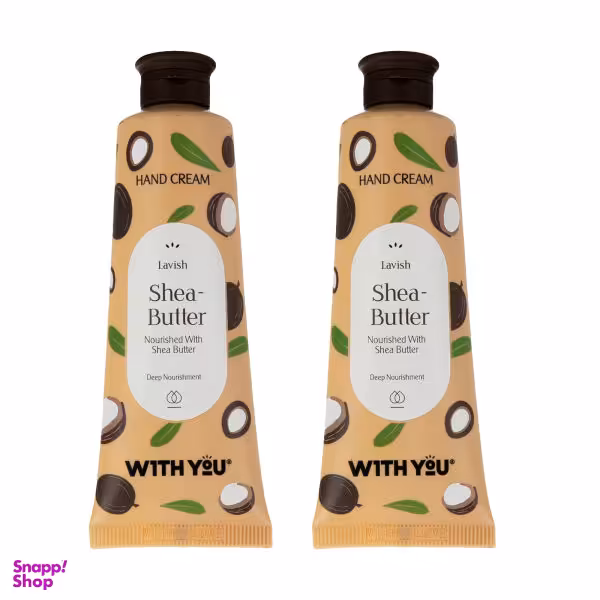 کرم مرطوب کننده ویت یو مدل SHEA BUTTER حجم 50 میلی لیتر مجموعه 2 عددی