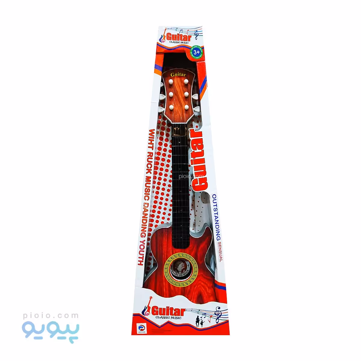 اسباب بازی گیتار فانتزی چوبی پارس مدل 4786 تک و عمده