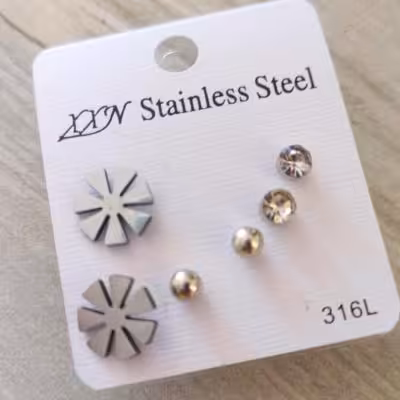 گوشواره سه تایی میخی