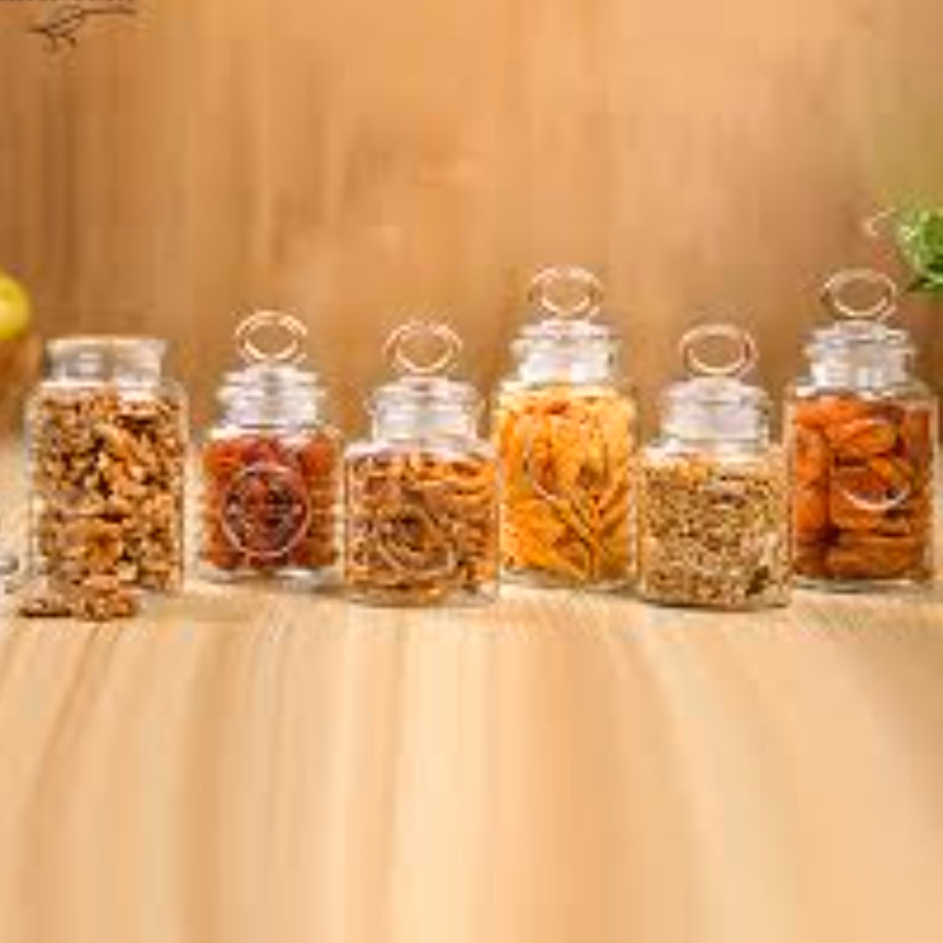 جاادویه لیمون مدل روستیک گرد جا ادویه بسته 6 عددی لیمون