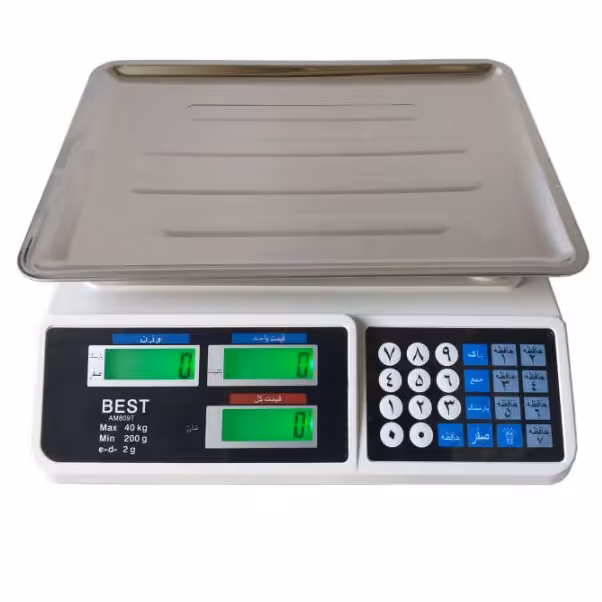 ترازو فروشگاهی 40کیلوگرمی mahak AM مدل 809 دقت دو گرم