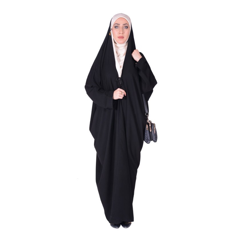 چادر اماراتی عربی آستین دار کرپ کن کن ژرژت EKK