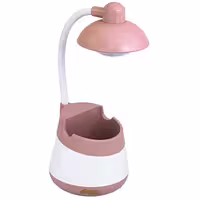 چراغ مطالعه رومیزی طرح صورتی سفید CS276