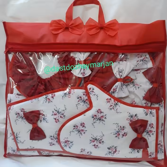 سرویس 10 تیکه پارچه ای آشپزخانه .