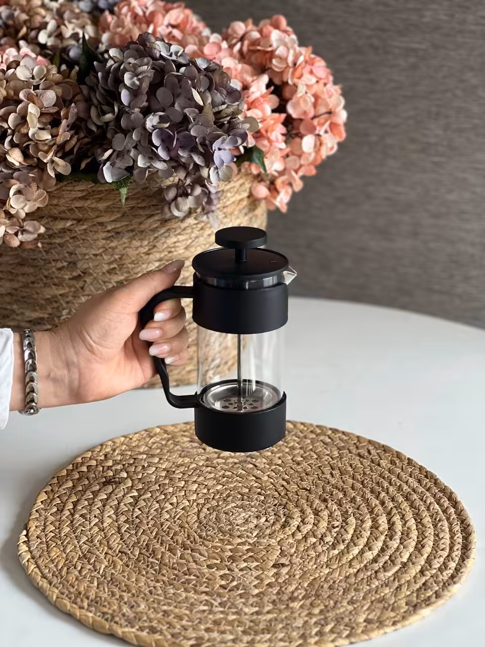 فرنچ پرس دسته پلاستیکی 350 میلی لیتر