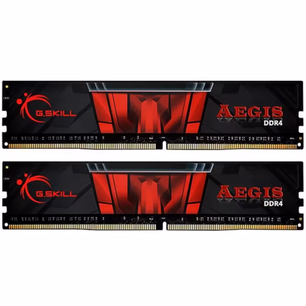 رم دسکتاپ DDR4 دو کاناله 3000 مگاهرتز جی اسکیل مدل AEGIS ظرفیت 16 گیگابایت