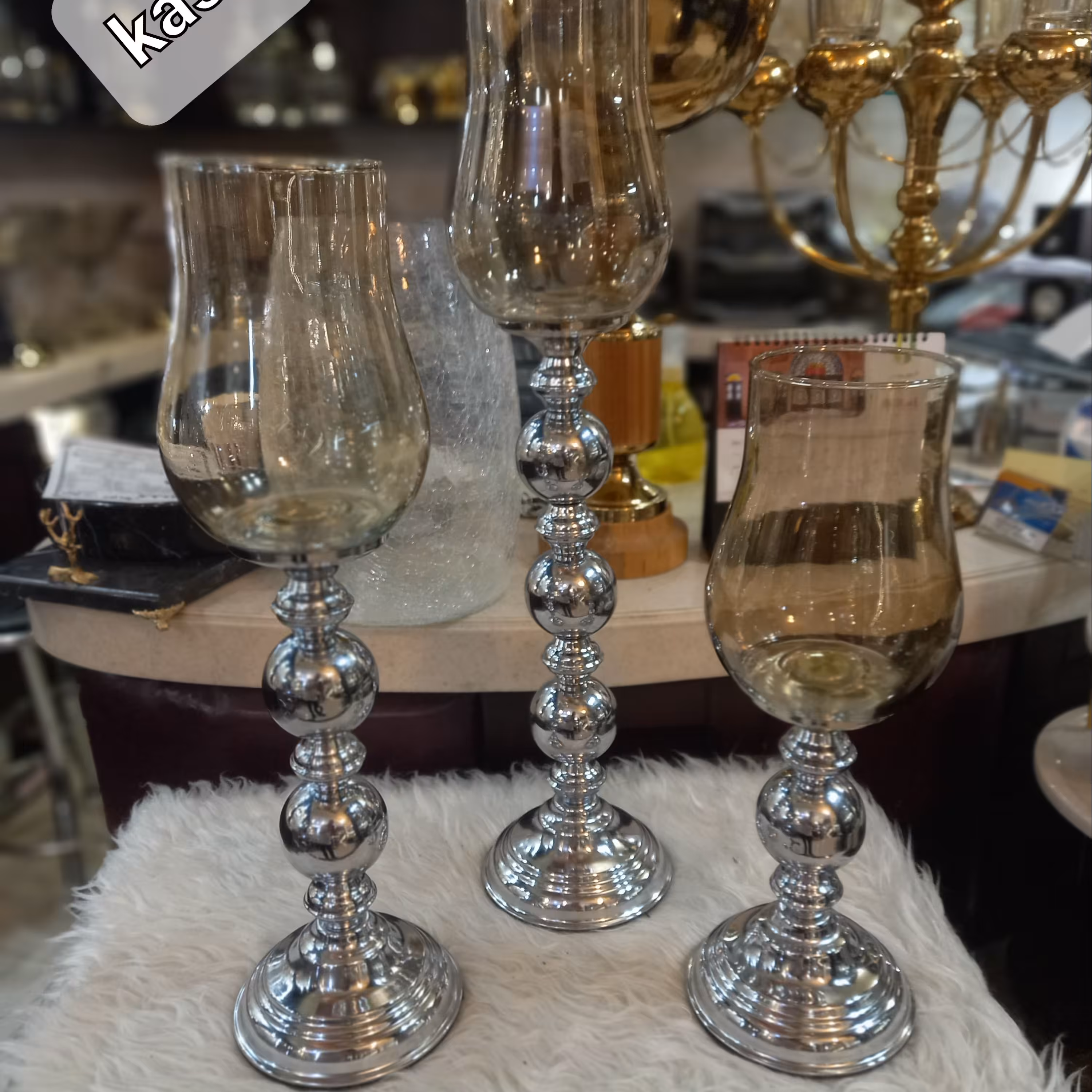 شمعدان سه سایز نازنین 