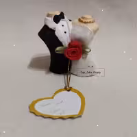 گیفت عروسی گل صورتی موجود است فقط کد45 ارسال کارت اویز اسم رندوم 