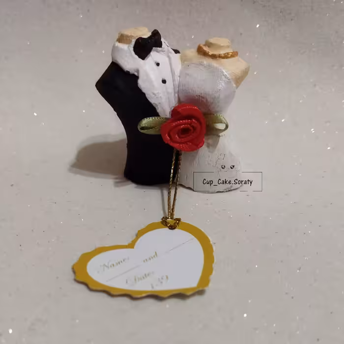 گیفت عروسی گل صورتی موجود است فقط کد45 ارسال کارت اویز اسم رندوم 