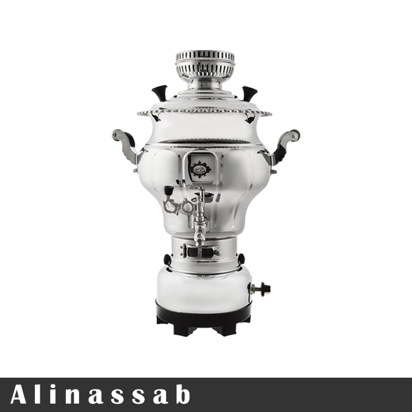 سماور گازی عالی نسب مدل نقشینه 6 لیتری