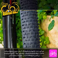 لاستیک تایر دوچرخه کوهستان وایب مدل W2010-02 سایز 26x2.35 57-559 مشکی Vibe MTB Bicycle Tire W2010-02 Size 26x2.35 57-559