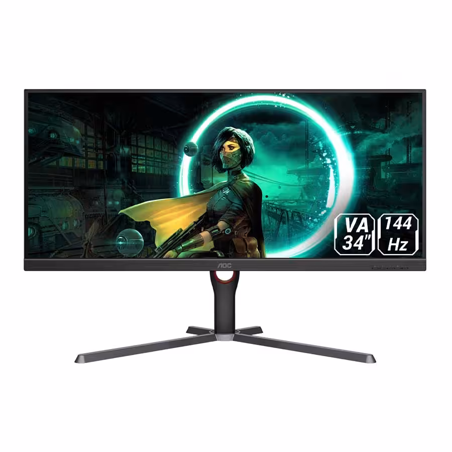 قیمت و خرید مانیتور گیمینگ 34 اینچ ای او سی مدل U34G3XM | یاس ارتباط