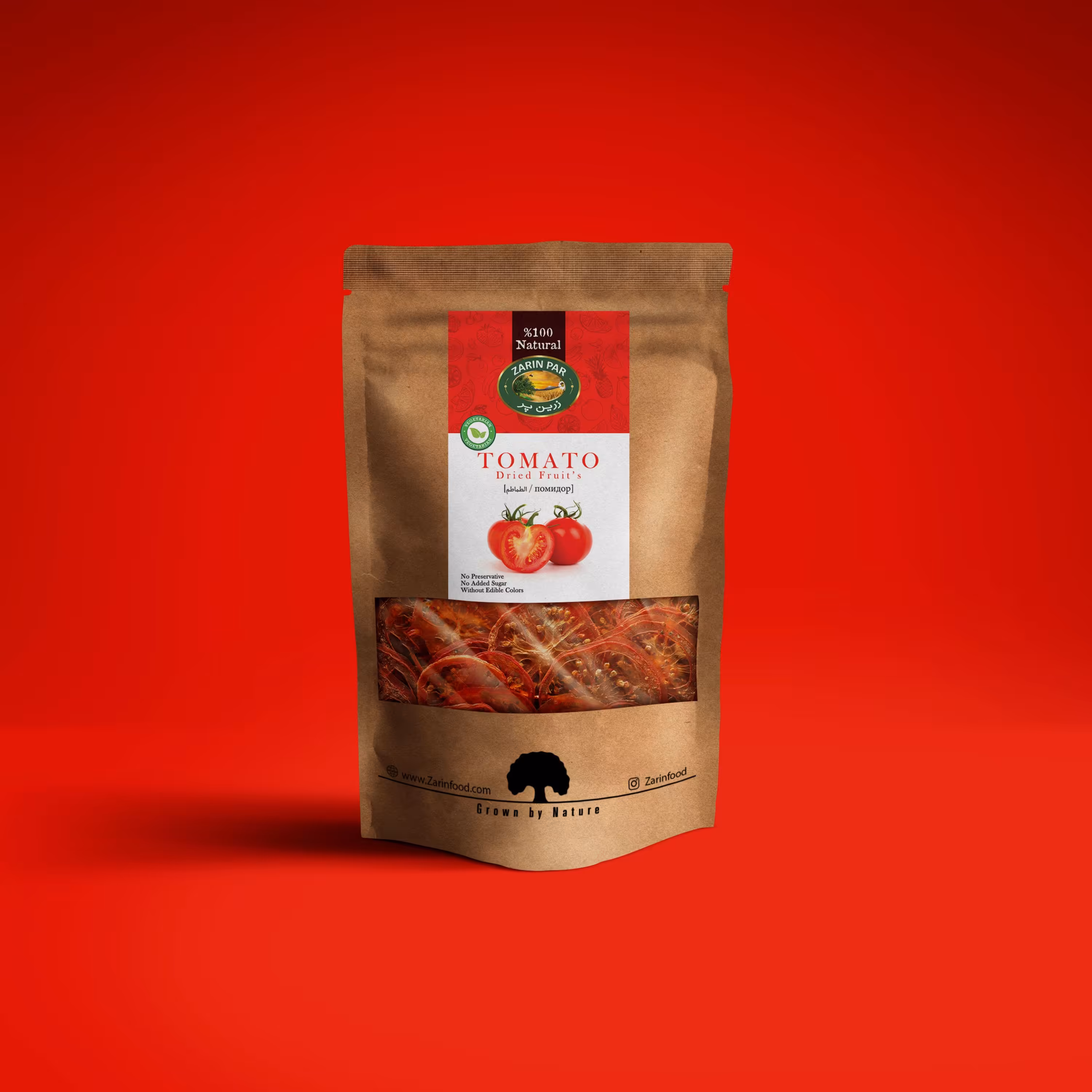 گوجه فرنگی خشک 500 گرمی