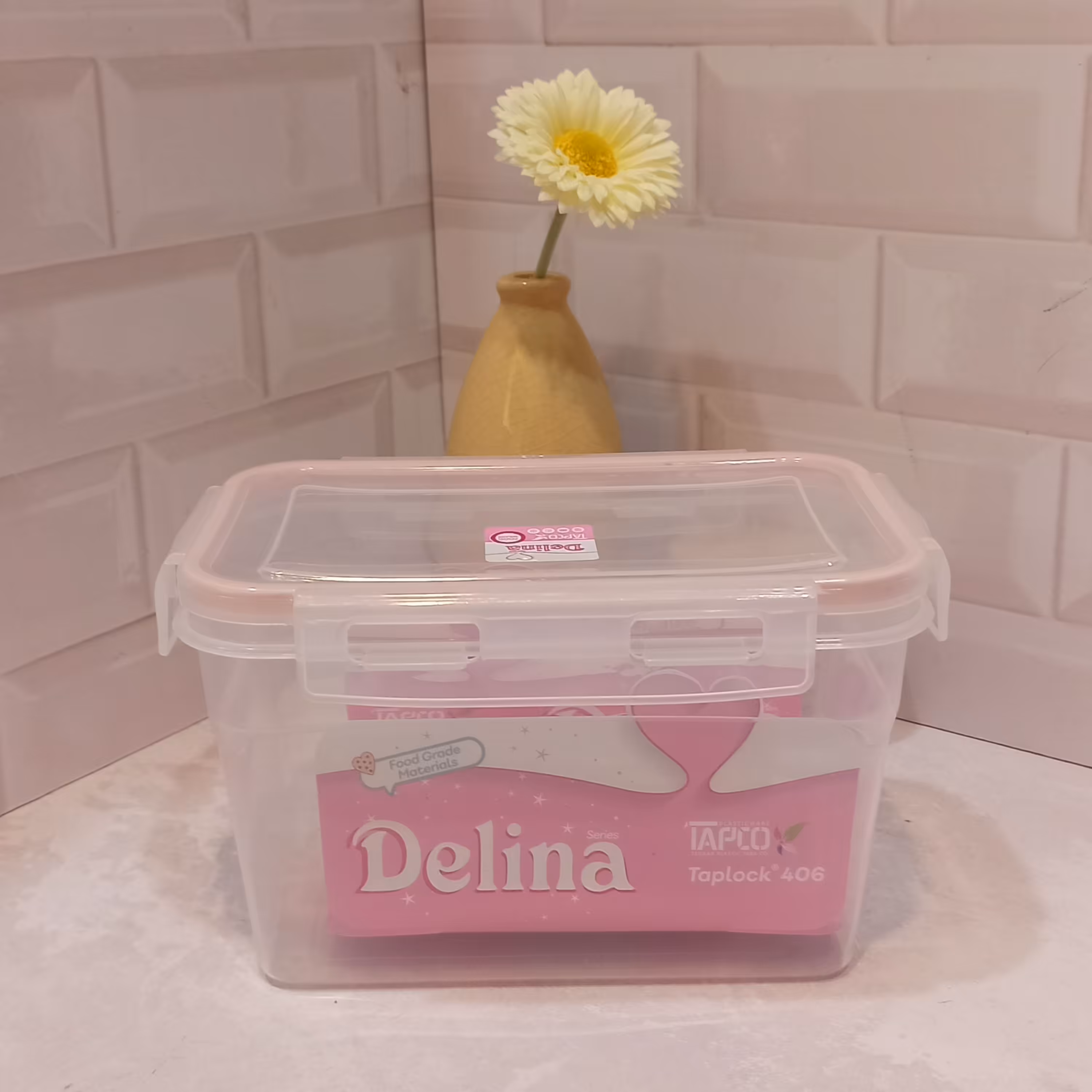 ظرف فریزری و مایکرویووی تاپکو کد 406 تهیه شده از مواد اولیه با کیفیت و مقاوم 