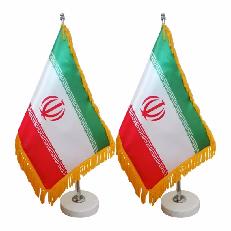 پرچم ایران رومیزی ریشه دار