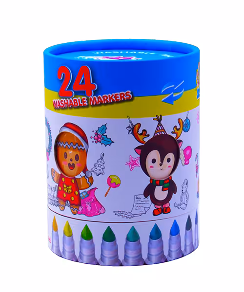 ماژیک نقاشی اسکول فنس  24 رنگ جامبو پازلی