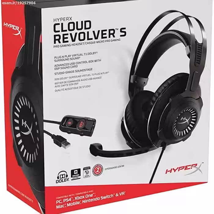 هدست گیمینگ کینگ استون HyperX Revolver S