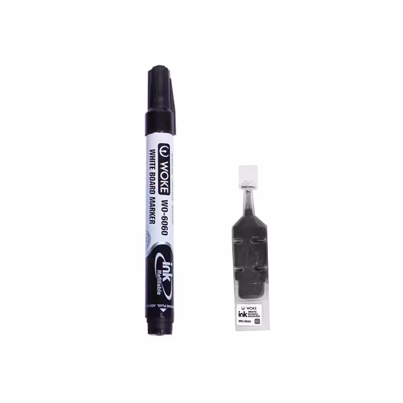 ماژیک وایت برد ووک مدل 6070 به همراه جوهر یدک