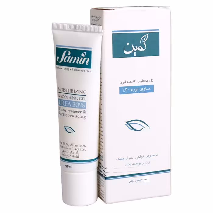 ثمین ژل مرطوب کننده قوی 30 درصد  اوره حجم 50 میل