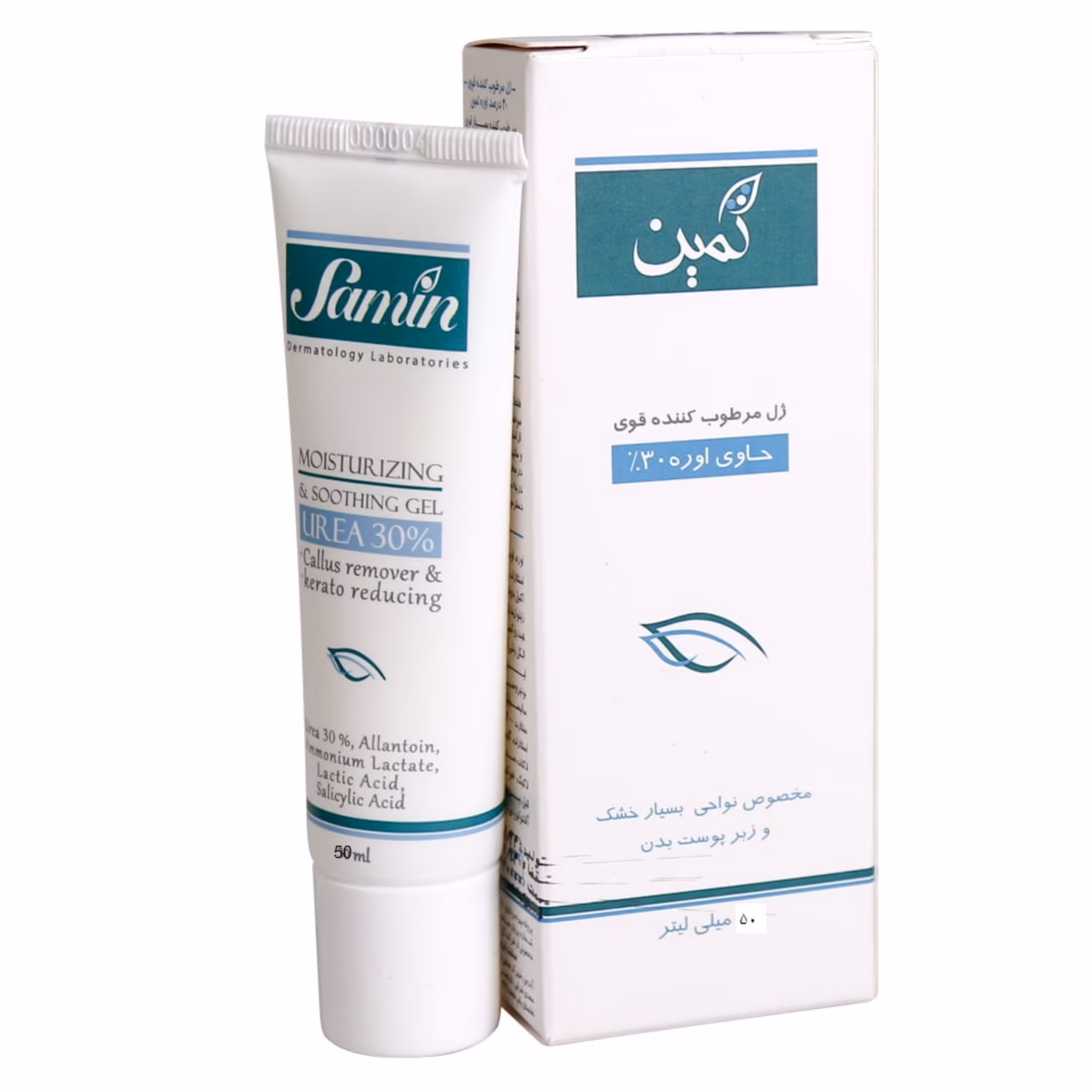 ثمین ژل مرطوب کننده قوی 30 درصد  اوره حجم 50 میل