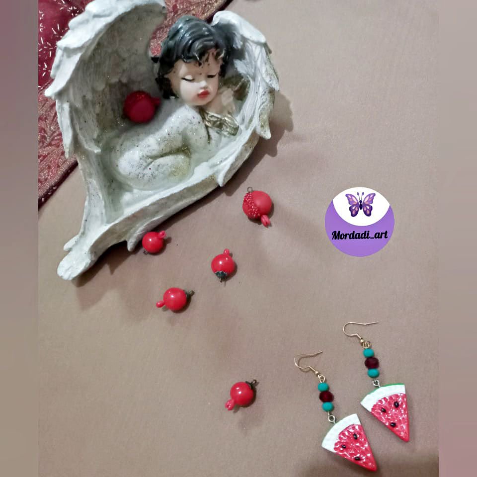 گوشواره هندوانه ای