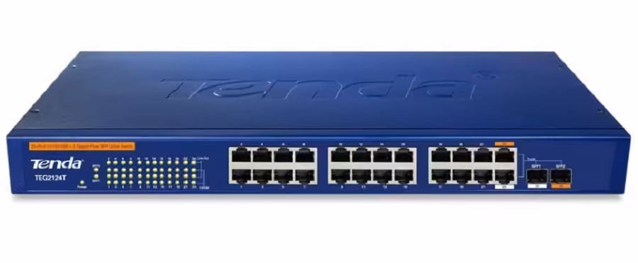 سوئیچ  24 پورت تندا مدل تی ای جی 2124 تی