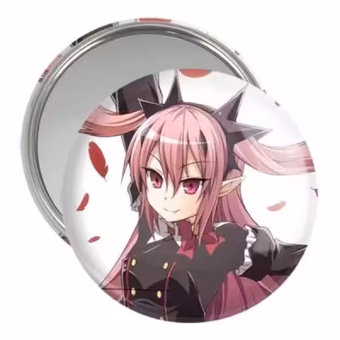 آینه جیبی خندالو مدل کورل تپس انیمه اسرافیل پایانی کد 12643