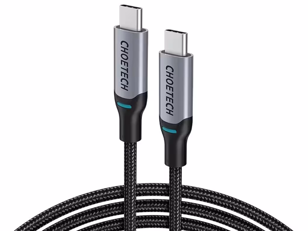 کابل سوپر فست شارژ تایپ سی به تایپ سی 100 وات 1.8 متری چویتک Choetech XCC-1002-BK USB C to USB C Cable