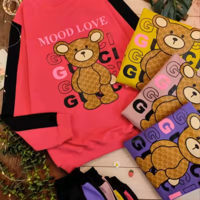 بلوزشلوار اسپرت خرس ده سال تا 14سال