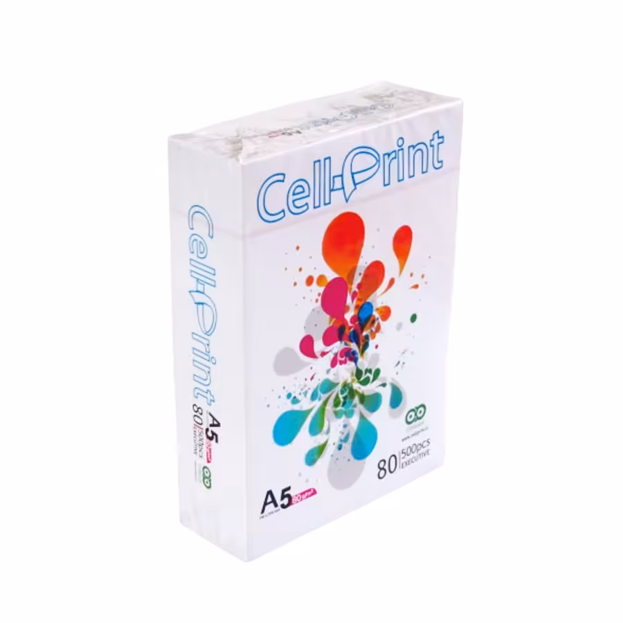 کاغذ A5 گرماژ 80 بسته 500 عددی سل پرینت