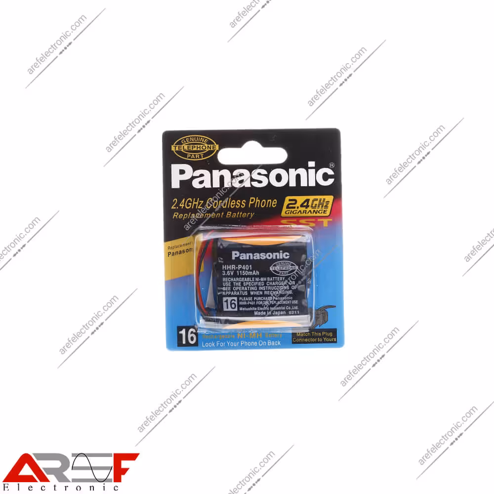 باتری تلفن بی سیم HHR-P401 پاناسونیک - فروشگاه عارف الکترونیک