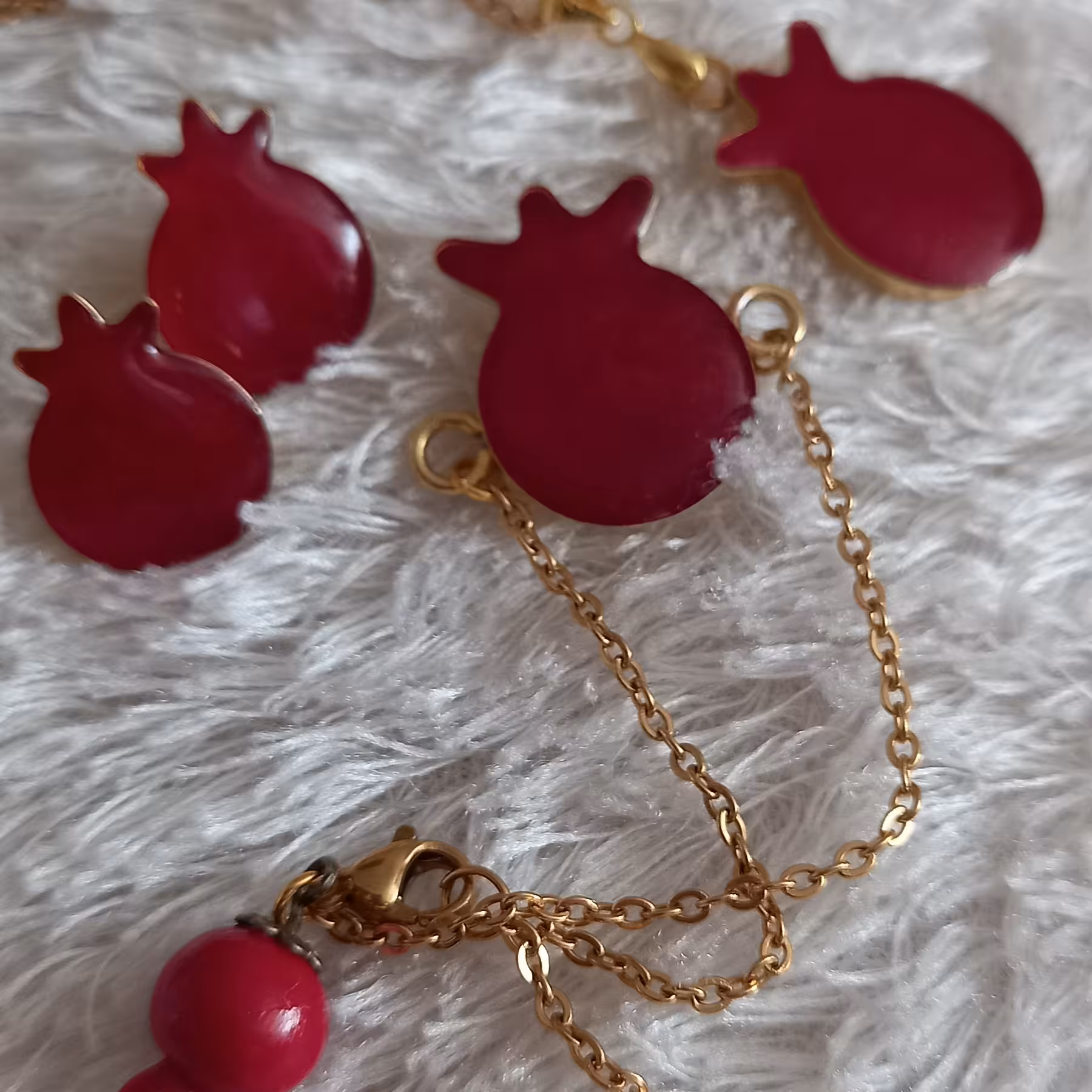 نیم ست انار یلدایی بسیار زیبا 