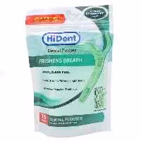 نخ دندان مدل دسته دار کد 902 هایدنت بسته 75 عددی