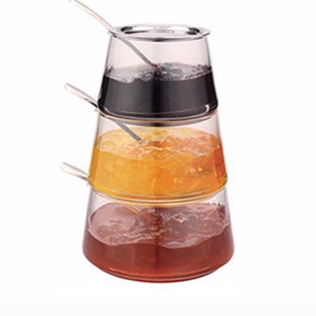 مربا خوری سه طبقه درب فلزی