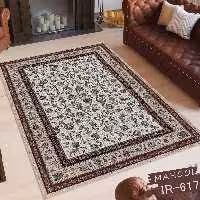فرشینه مخمل6متری کد617 استوپ دار روحا(ماهگل)