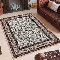 فرشینه مخمل6متری کد617 استوپ دار روحا(ماهگل)