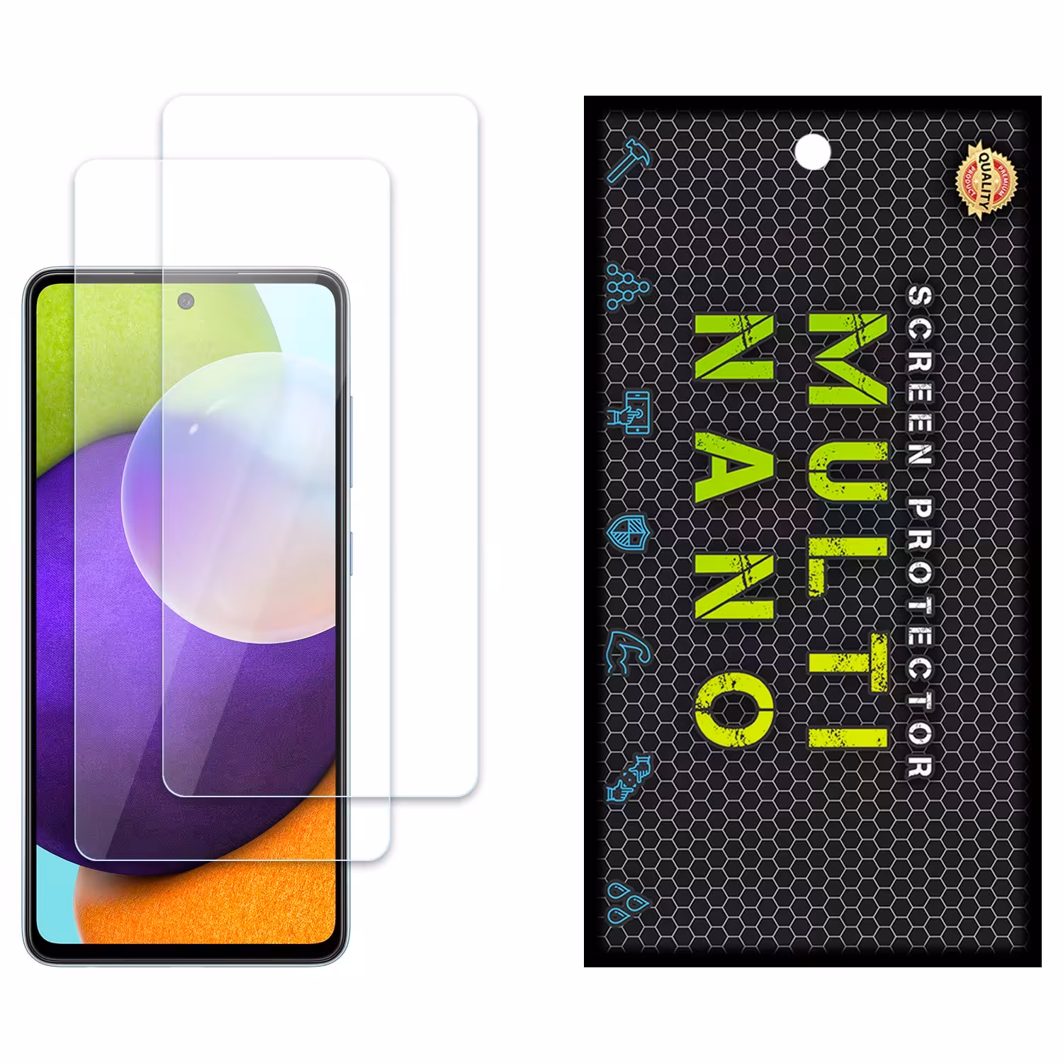 محافظ صفحه مولتی نانو مدل X-S2N برای موبایل سامسونگ Galaxy A52 پک دو عددی