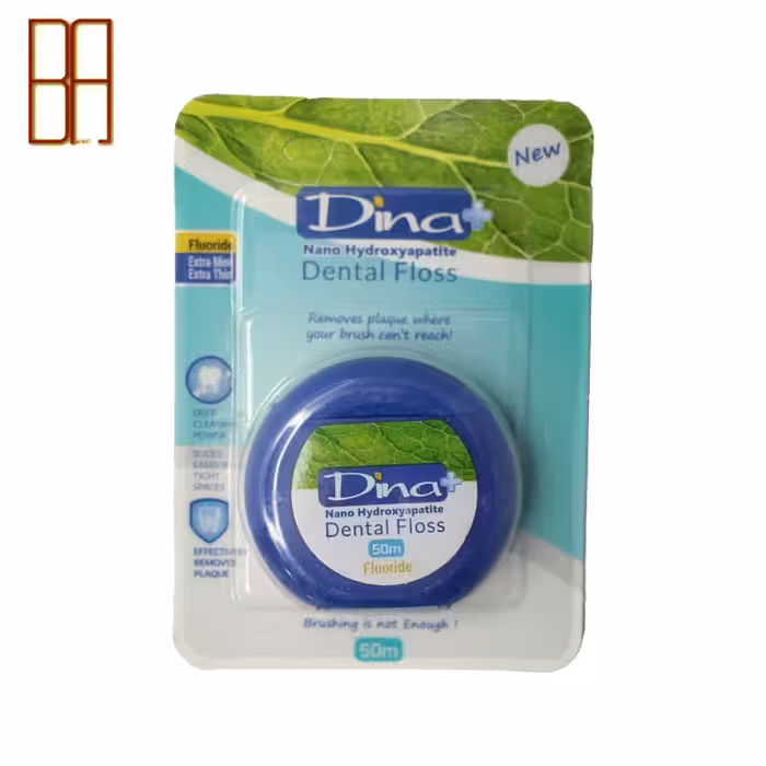نخ دندان دینا هیدروکسی آپاتیت 50 متری