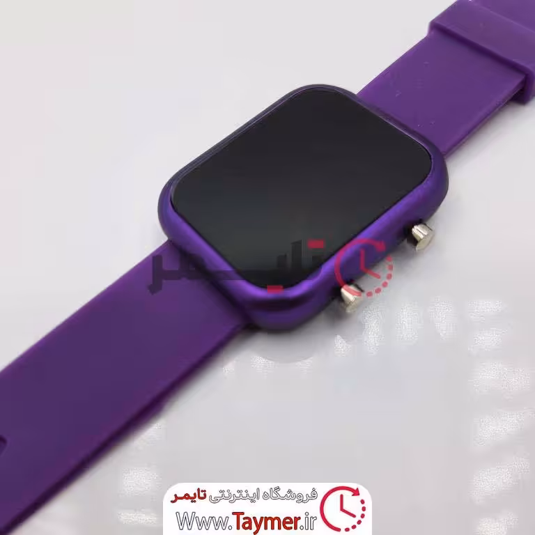 ساعت مچی دیجیتالی با کیفیت  جدید  طرح اپل واچ بنفش فانتزی 