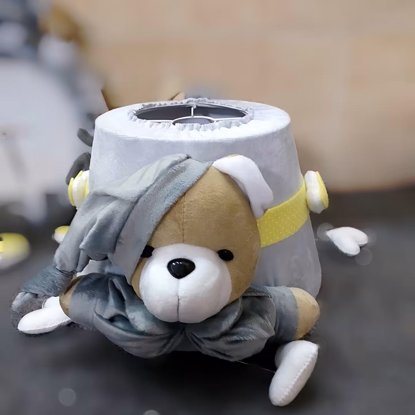 لوستر اتاق کودک فانتزی سیسمونی تم خرس نانان طوسی رنگ اسپرت آرکولند