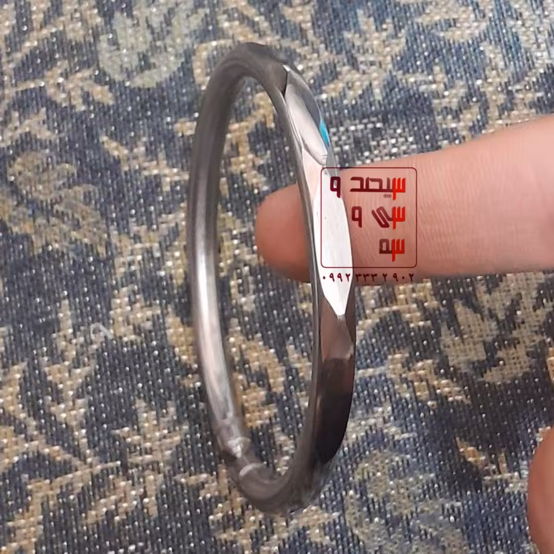 دستبند استیل رولکسی پاکستانی رنگ ثابت (خلخال هیئتی)