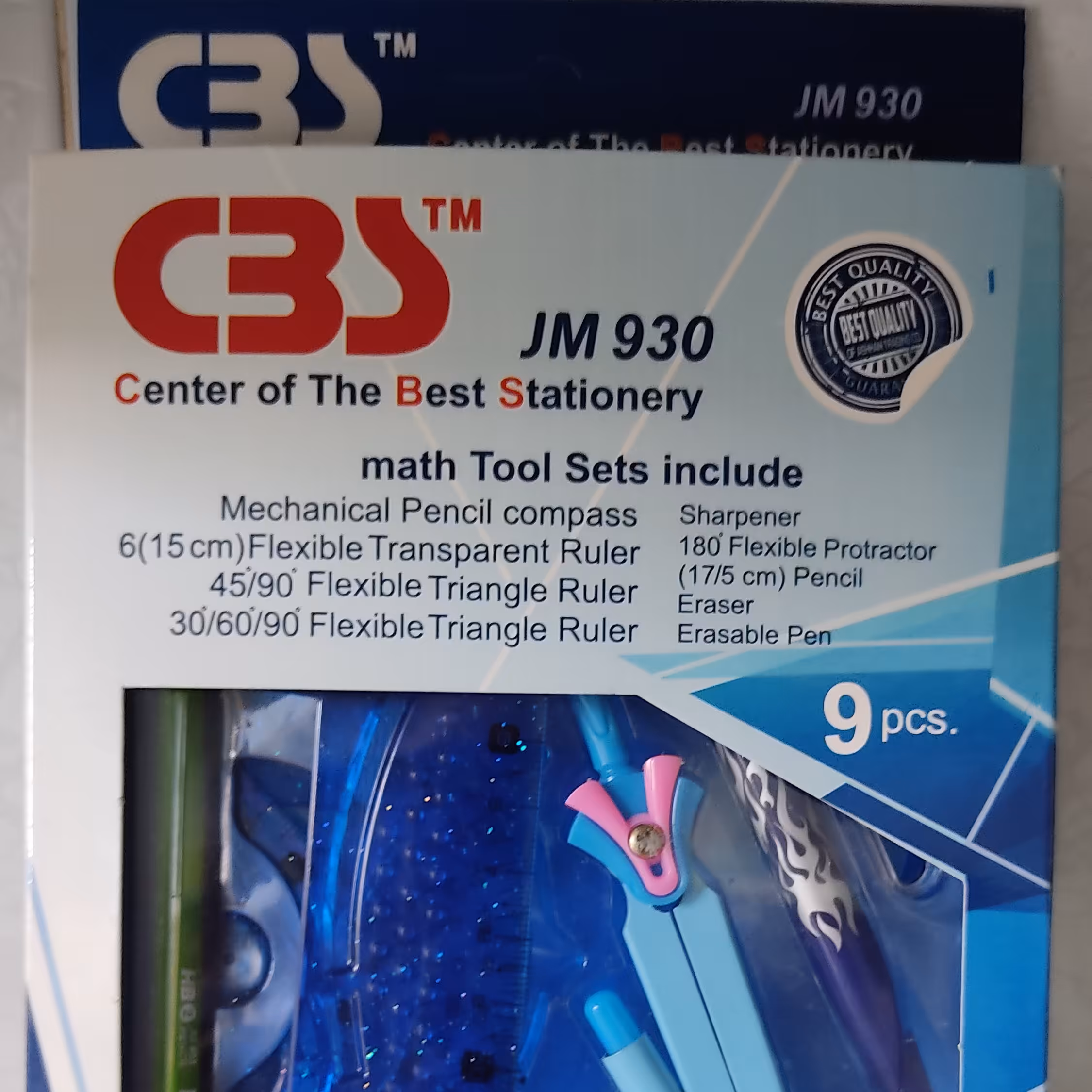 ست پرگار 9تکه سی بی اس 930