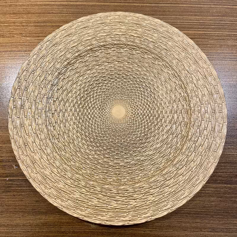 زیربشقابی مدل بشقاب ترند 2023 فقط رنگ طلایی موجود