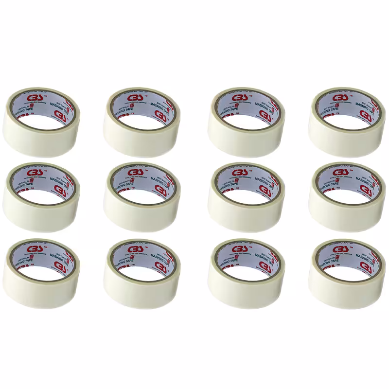  چسب کاغذی سی بی اس مدل JM1640 عرض 4 سانتی متر بسته 12 عددی 