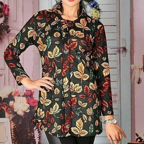 تونیک زنانه و دخترانه بلند گلدار فری سایز از 38 تا 42 