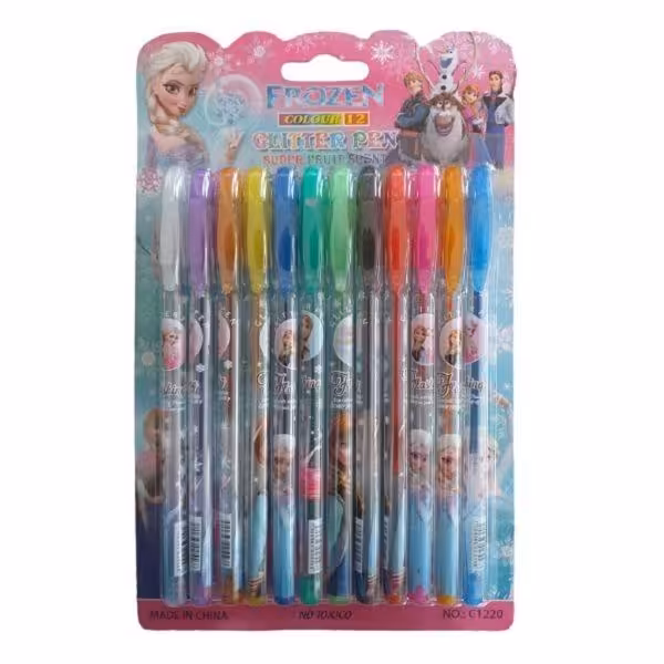 خودکار مدل اکلیلی طرح فروزن بسته 12 عددی